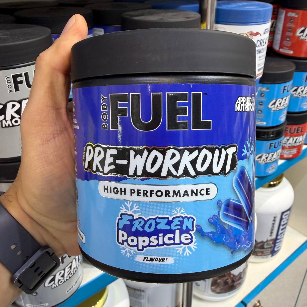 پودر پمپ قبل از تمرین بادی فیول اپلاید نوتریشن 400 گرم (40 سروینگ) Applied Nutrition Body Fuel Pre-Workoutجدید