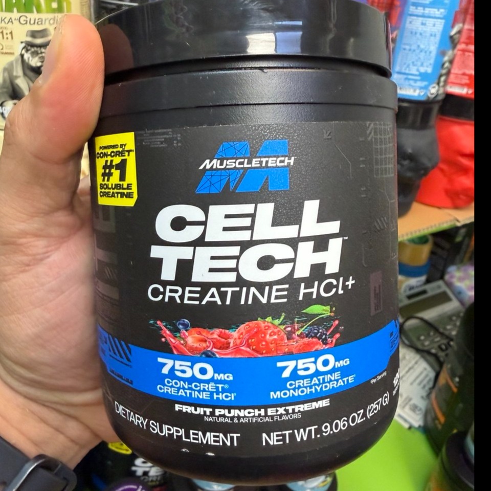 پودر کراتین ترکیبی سل تک کرکتور ماسل تک 274 گرم (120 سروینگ) MuscleTech Cell-Tech Creactor 274gجدید