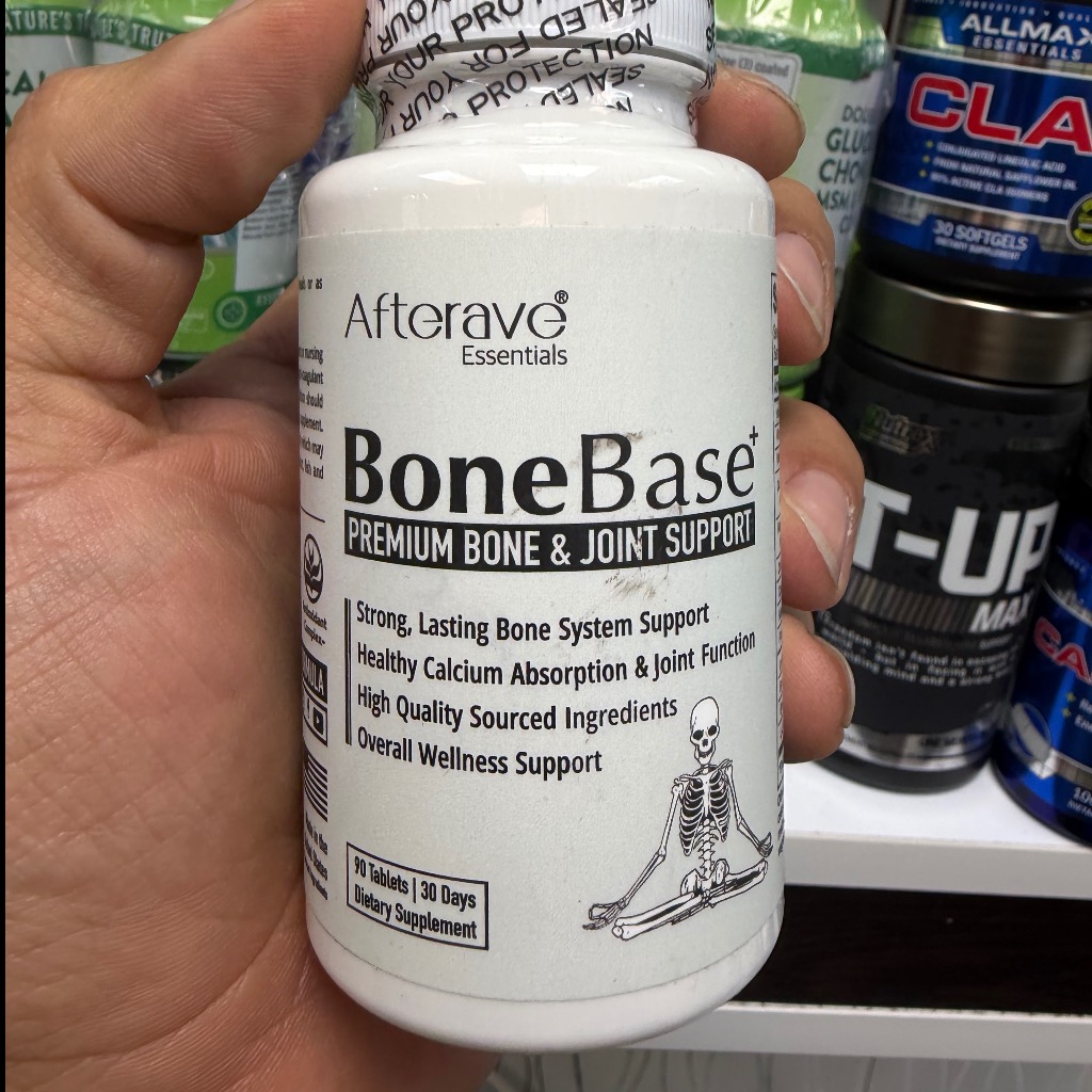 قرص تقویت استخوان و مفاصل بون بیس پلاس افترایو 90 عددی Afterave Essentials BoneBase 90 Tabletsجدید