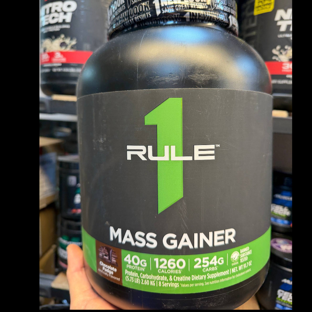 پودر مس گینر افزایش وزن رول وان 2.60 کیلوگرم Rule One R1 Mass Gainer 2600gجدید