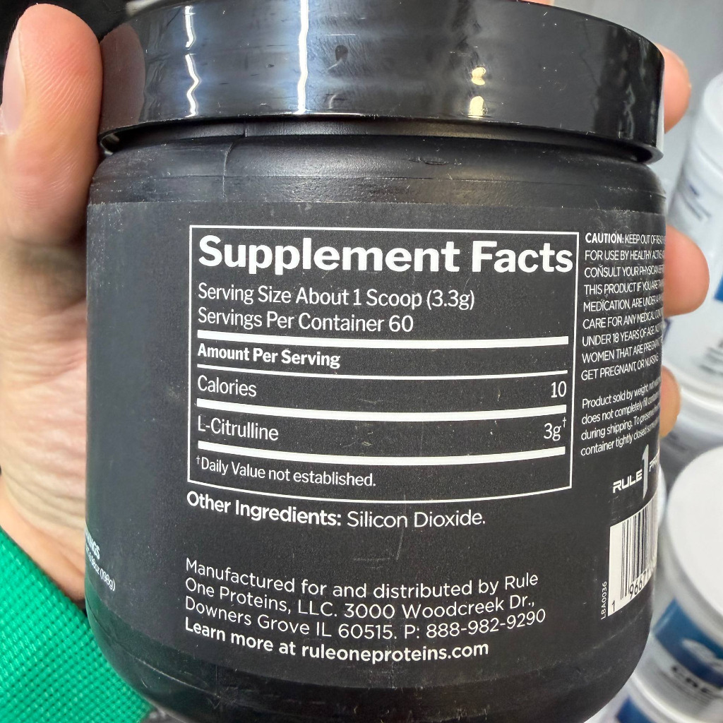 پودر ال سیترولین خالص رول وان 200 گرم Rule One R1 Pure Citrullineجدید