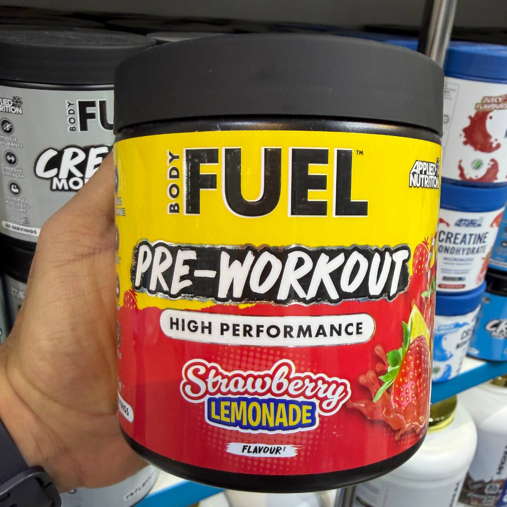 پودر پمپ قبل از تمرین بادی فیول اپلاید نوتریشن 400 گرم (40 سروینگ) Applied Nutrition Body Fuel Pre-Workoutجدید