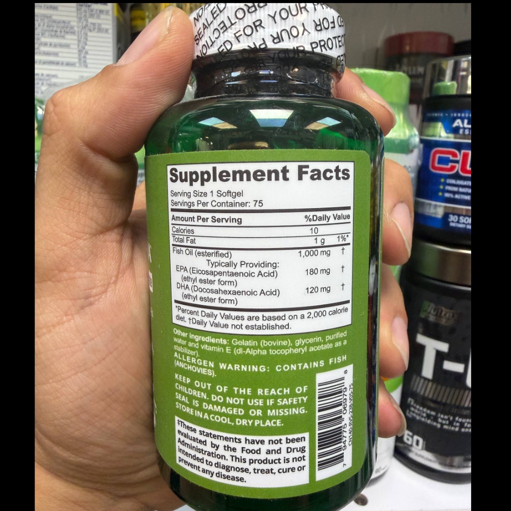 سافت ژل امگا 3 اسنشیالز افترایو 75 عددی Afterave Essentials Omega-3 Fish Oil 75 Softgelsجدید