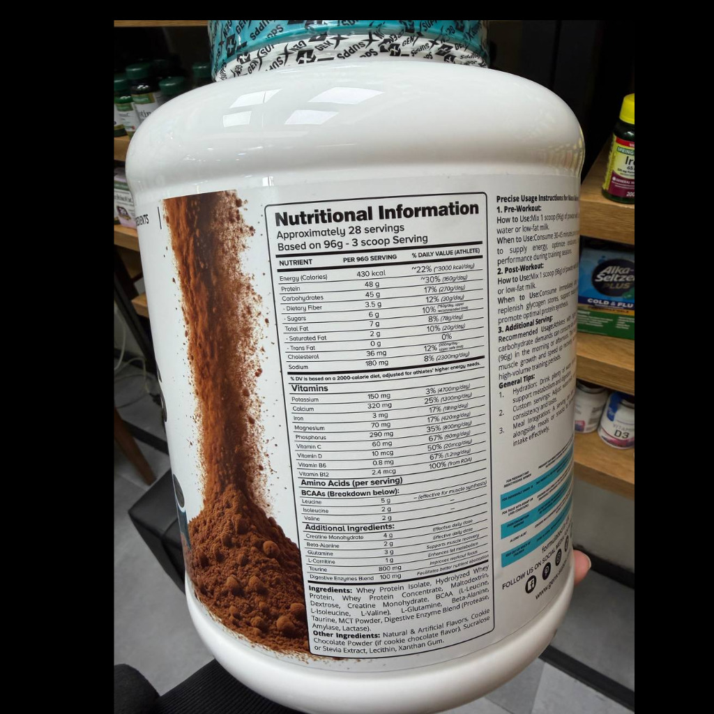 پودر گینر هیدرو مس پروتکس جنایکس ساپس 2.7 کیلوگرم Gen-X Supps Hydro Mass Protex 2700gجدید