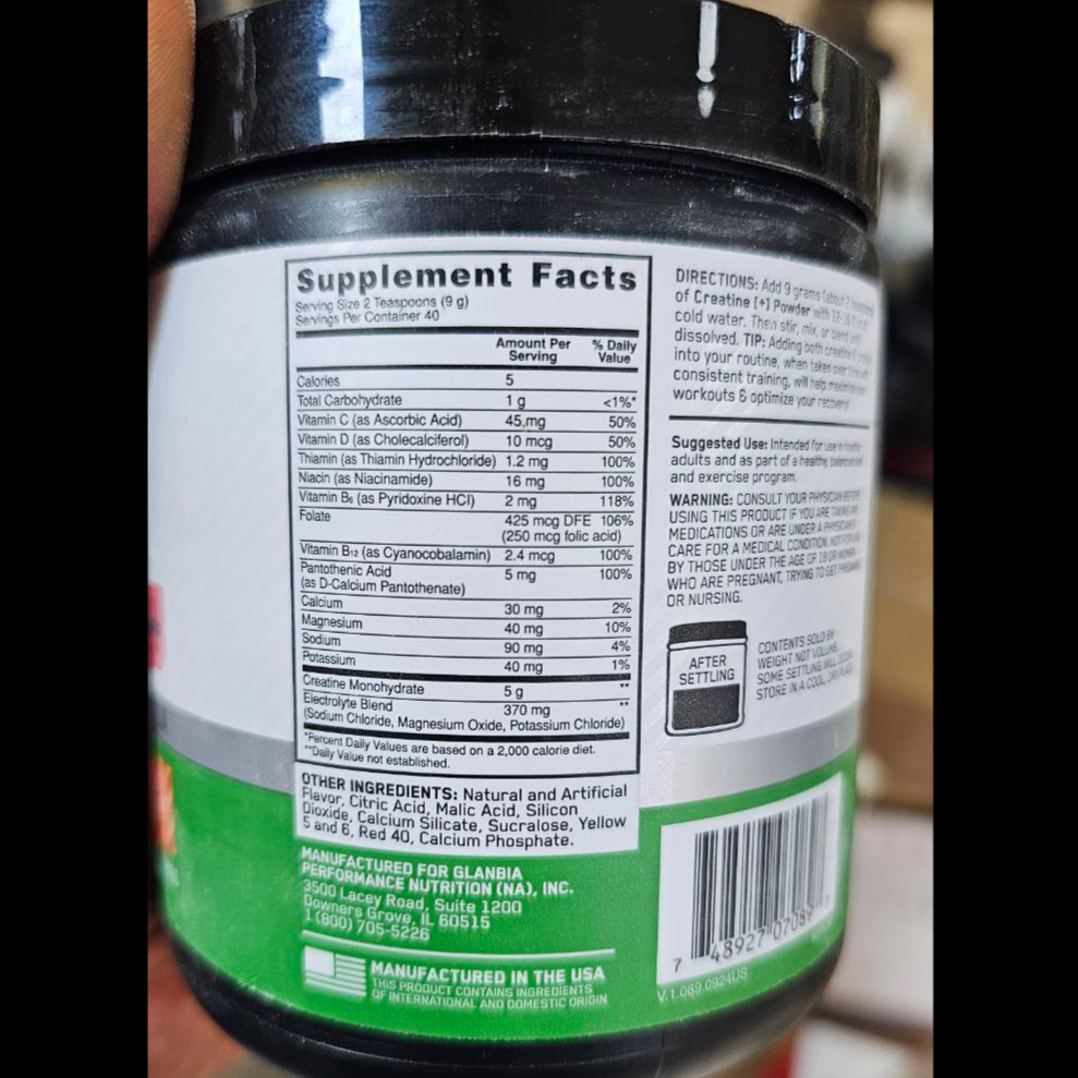 پودر کراتین پلاس اپتیموم نوتریشن 360 گرم Optimum Nutrition Creatine 360gجدید