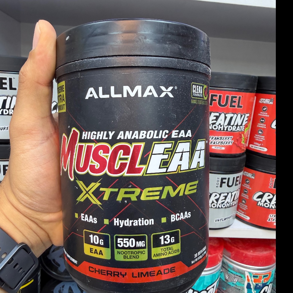 پودر آمینو اسید ضروری ماسل ای ای اکستریم (EAA) آلمکس 537 گرم ALLMAX Nutrition MuscleAA Xtreme EAA 537gجدید