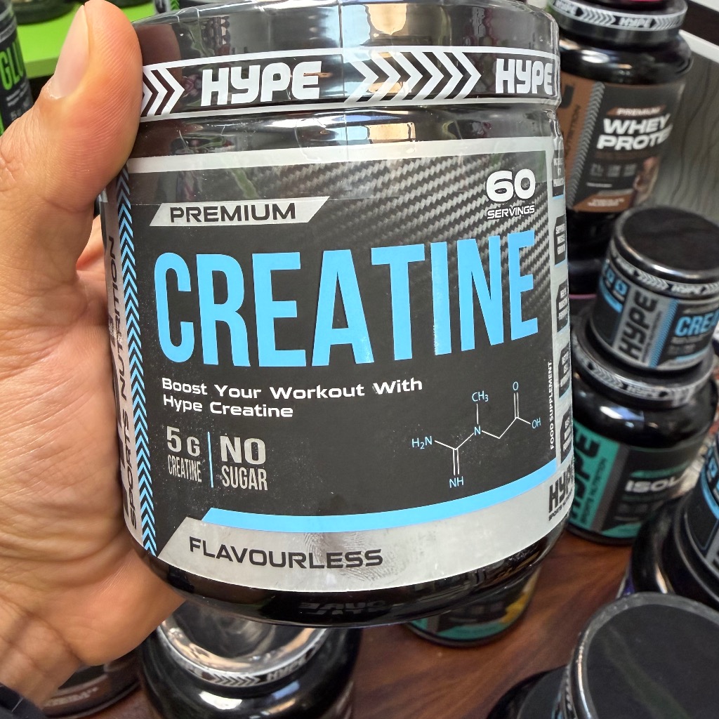 پودر کراتین مونوهیدرات پرمیوم هایپ اسپورتس نوتریشن 300 گرم Hype Sports Nutrition Premium Creatine 300gجدید
