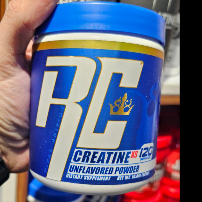 پودر کراتین مونوهیدرات ایکساس رونی کلمن 300 گرم (120 سروینگ) Ronnie Coleman Signature Series Creatine XS 300gجدید
