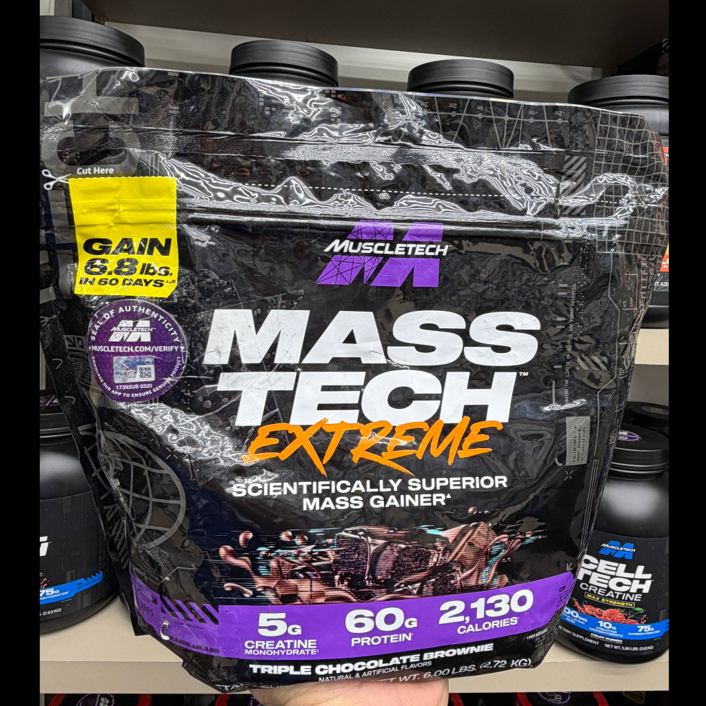 پودر گینر مس تک اکستریم 2000 ماسل تک 3.18 کیلوگرم (7 پوند) MuscleTech Mass-Tech Extreme 2000جدید