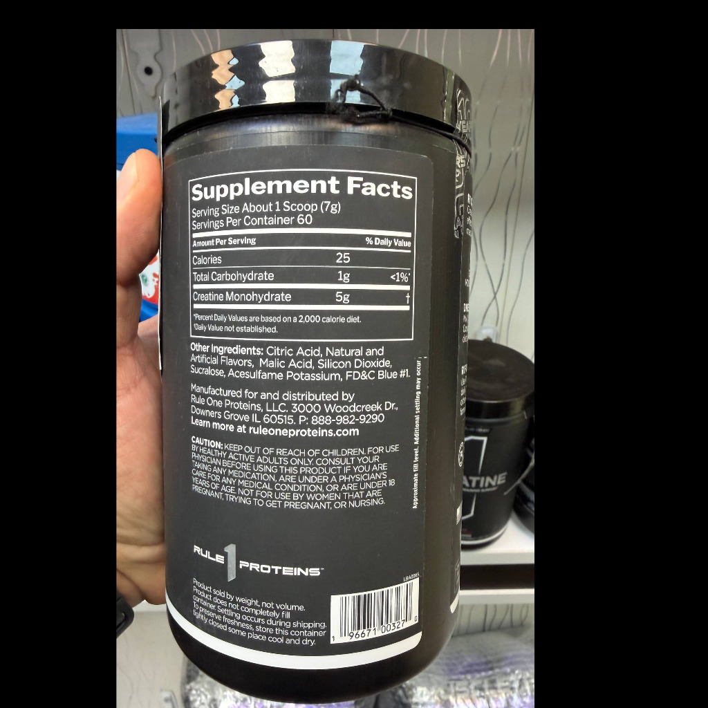 پودر کراتین مونوهیدرات میکرونایز رول وان Rule One R1 Micronized Creatineجدید