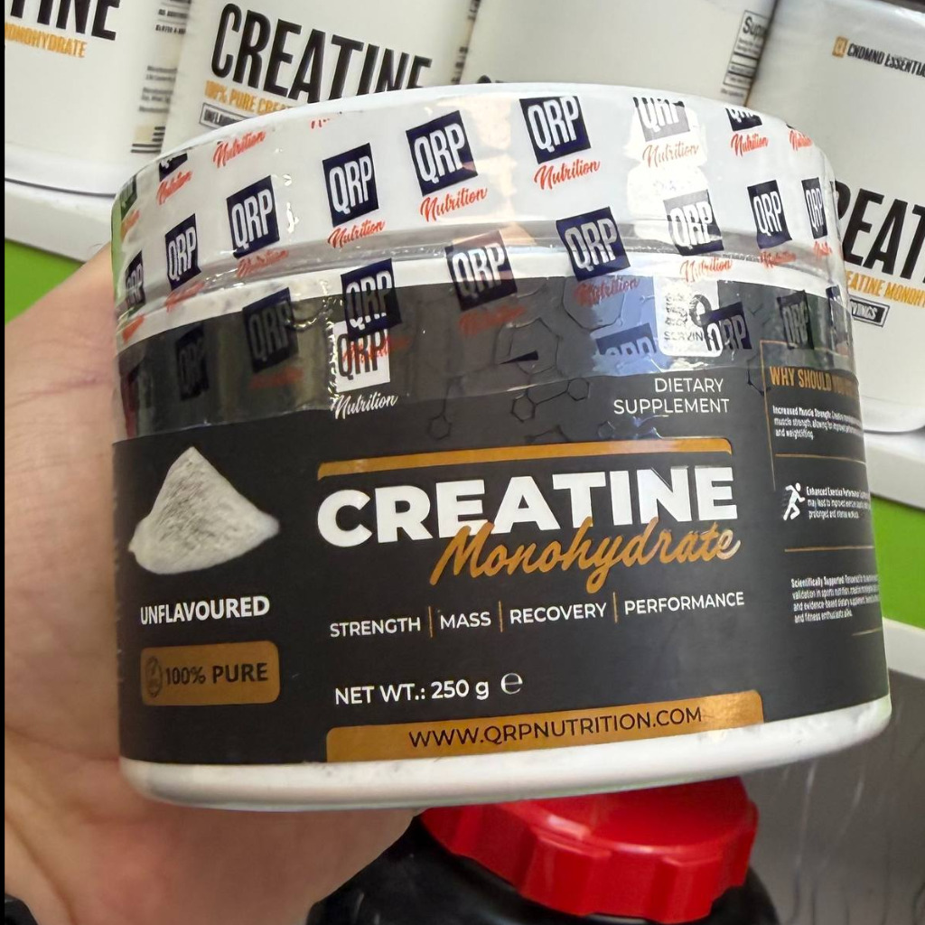 پودر کراتین مونوهیدرات کیو آر پی نوتریشن 300 گرم QRP Nutrition Creatine Monohydrate 300gجدید