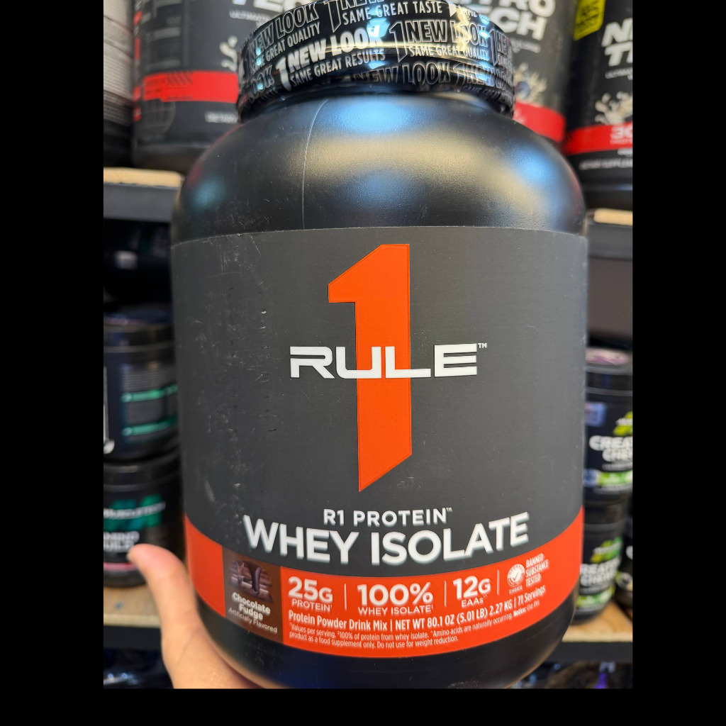 پودر پروتئین وی ایزوله و هیدرولیزه رول وان 2.27 کیلوگرم (5 پوند) Rule One R1 Protein Isolate 2270gجدید