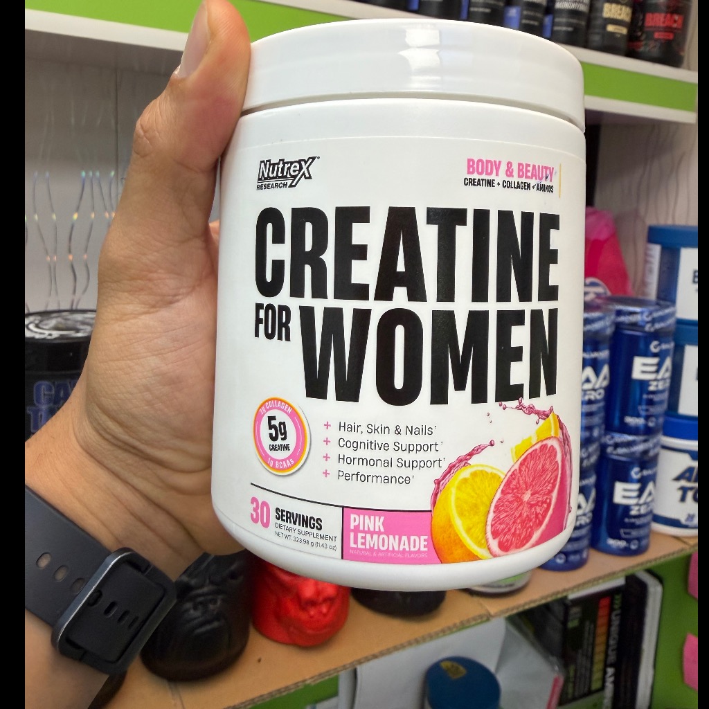 پودر کراتین تخصصی بانوان ناترکس 324 گرم (30 سروینگ) Nutrex Creatine For Women 324gجدید