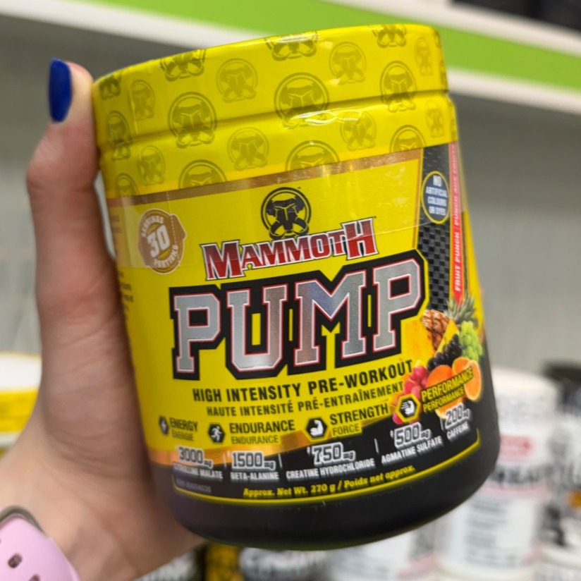 پودر پمپ قبل از تمرین ماموت 330 گرم Mammoth Pump High Intensity Pre-Workoutجدید
