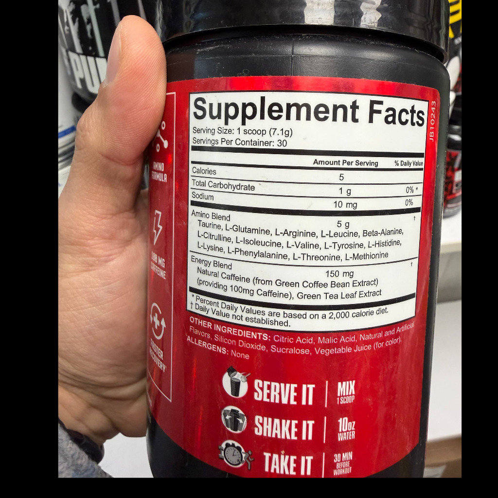 پودر آمینو انرژیزا ای ای ای ریلودد بتانکورت نوتریشن 300 گرم Betancourt Nutrition EAA Reloadedجدید