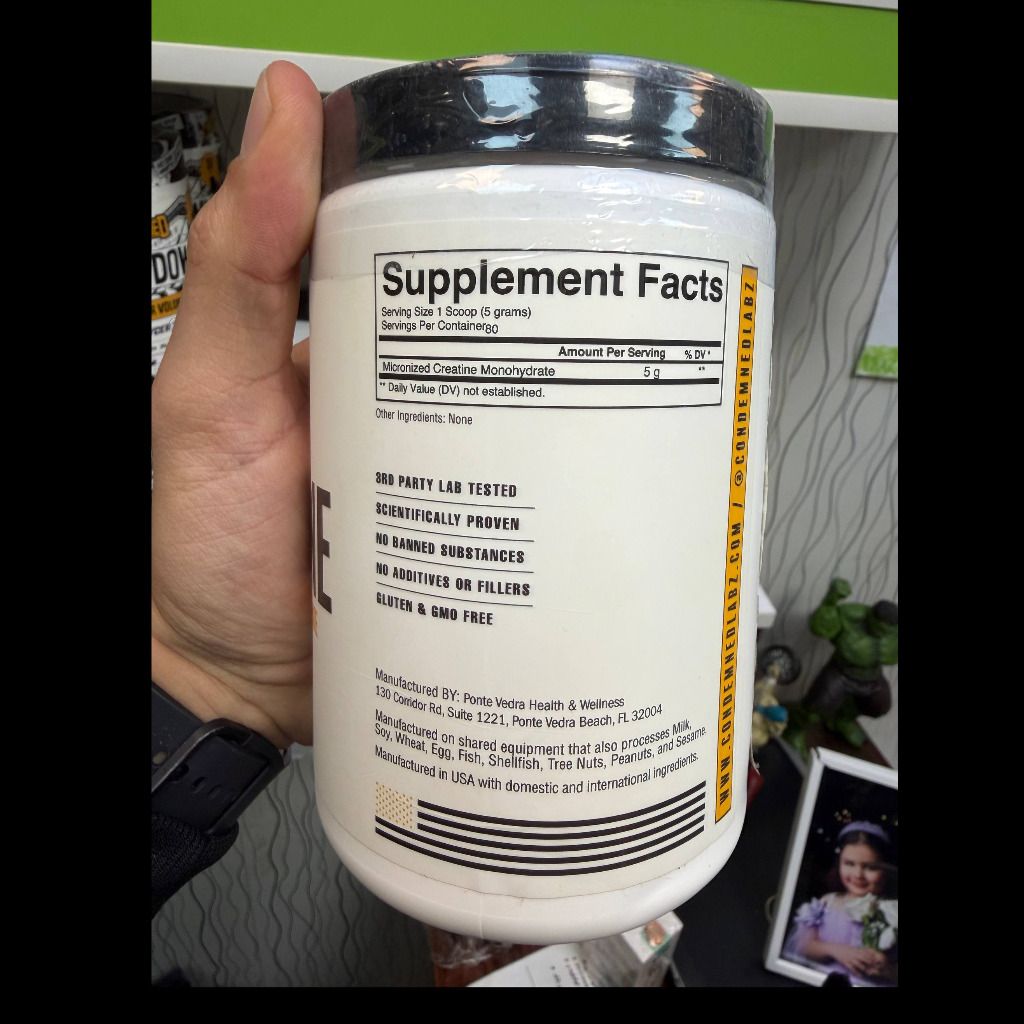 پودر کراتین مونوهیدرات اسنشیالز کاندمند لبز 400 گرم Condemned Labz Creatine Monohydrate 400gجدید