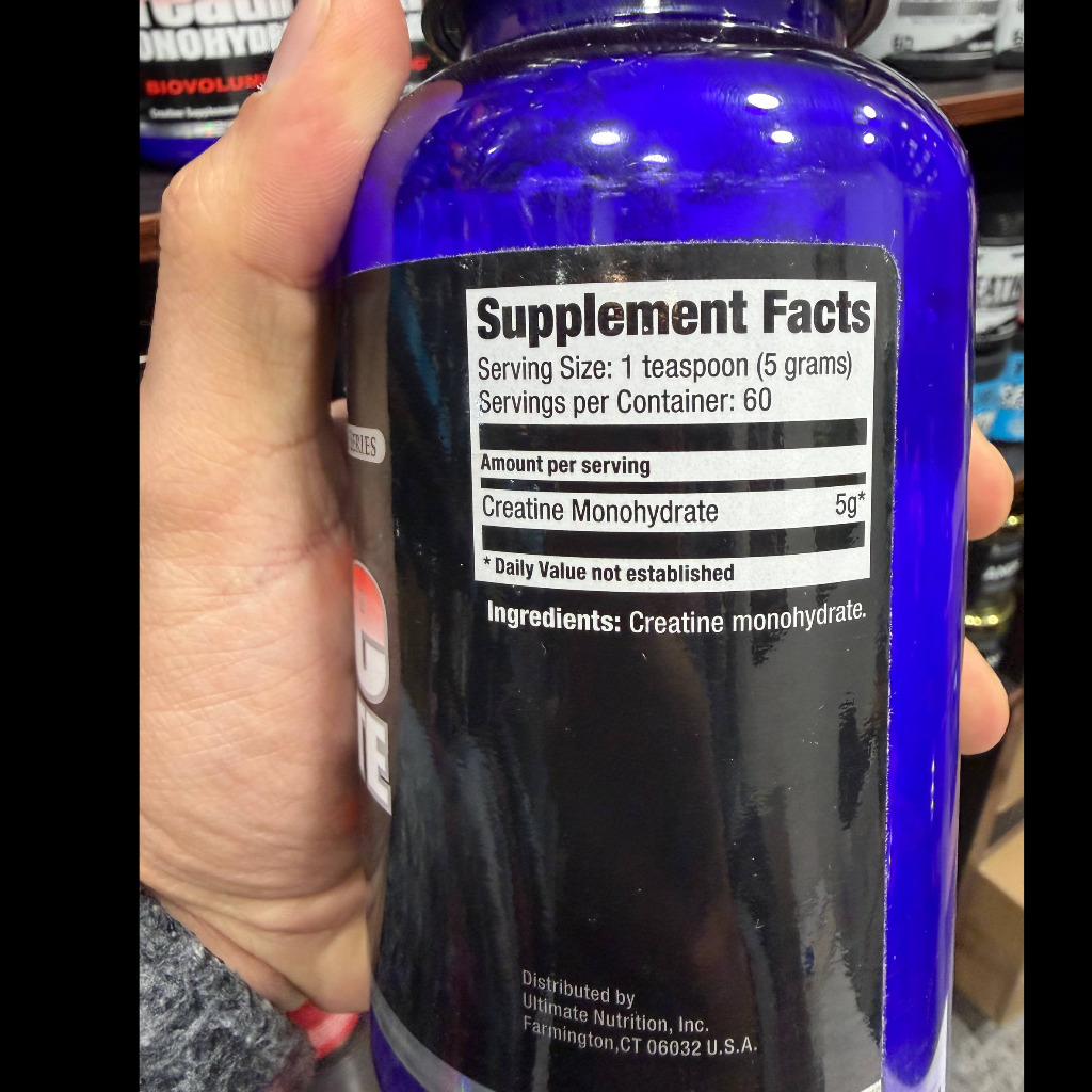 پودر کراتین مونوهیدرات 100 درصد میکرونایز آلتیمیت نوتریشن 300 گرم Ultimate Nutrition 100 Micronized Creatine 300gجدید