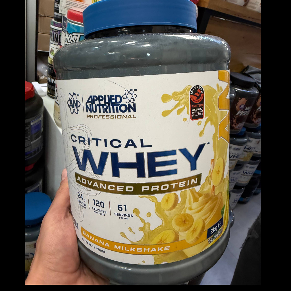 پودر پروتئین کریتیکال وی اپلاید نوتریشن 2 کیلوگرم Applied Nutrition Critical Whey 2000gجدید