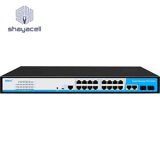 سوئیچ شبکه مدیریتی HRUI مدل HR-AFGM-1622S-300