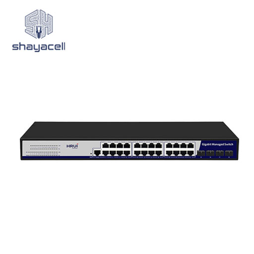 سوئیچ اترنت مدیریتی HRUI مدل HR-SWG20244S