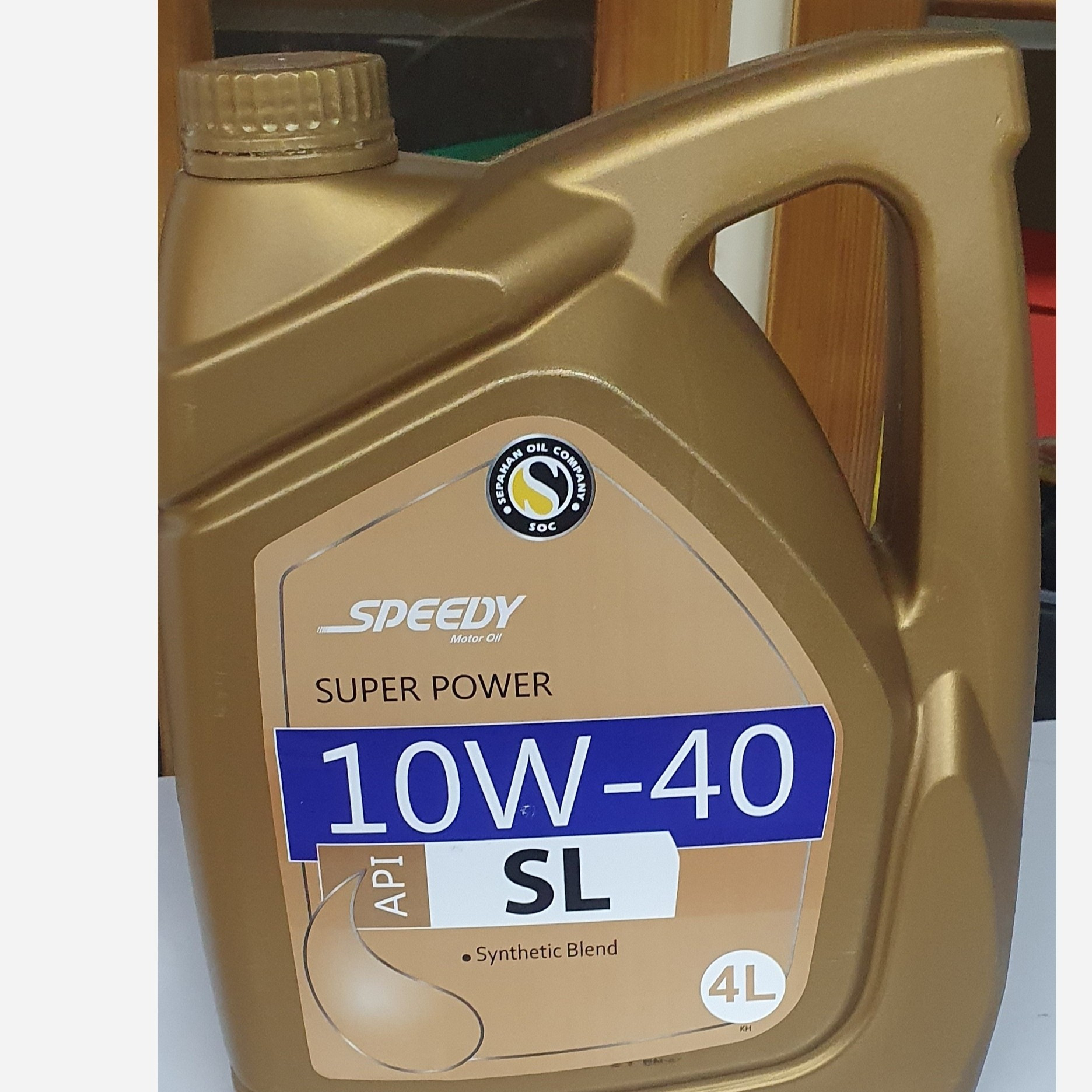 روغن موتور مدل سوپر پاور اسپیدی اسپشیال SL 10W-40 چهار لیتریجدید