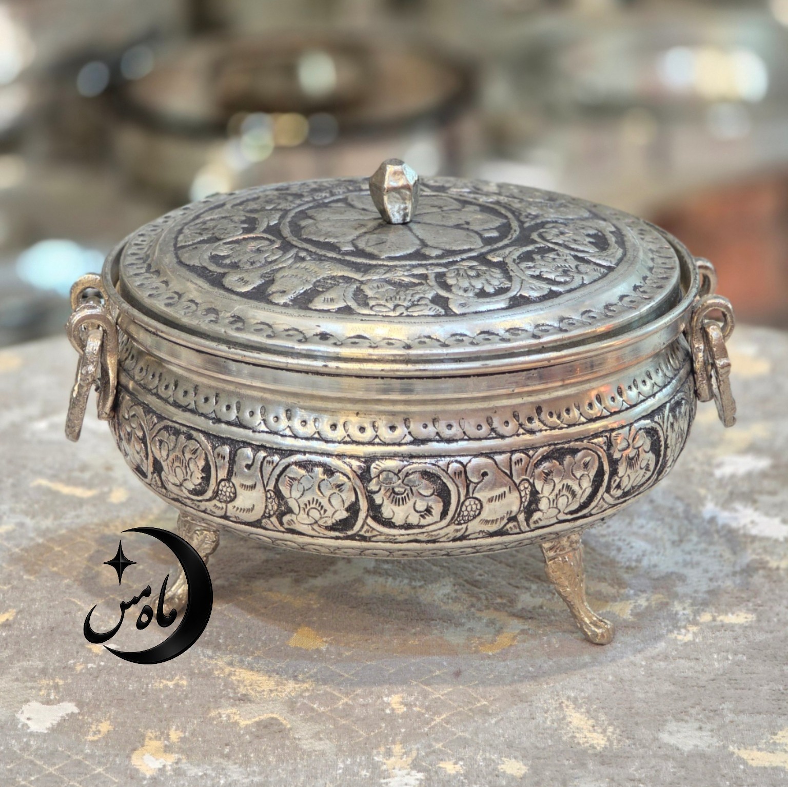 سوپ خوری سه پایه سیاه قلمجدید
