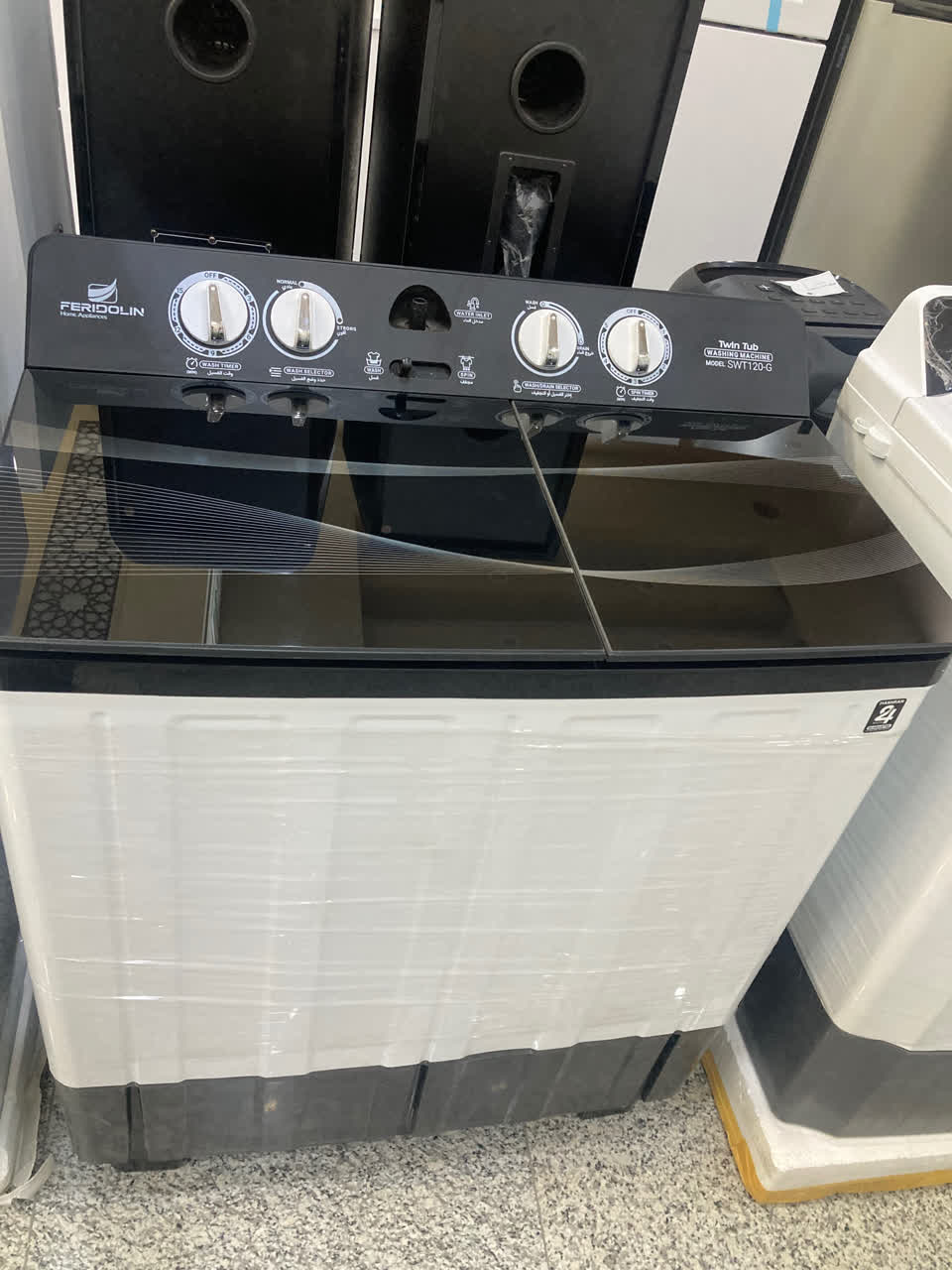 ماشین لباسشویی 12 کیلوگرم نیمهاتوماتیک فریدولین مدل Swt120gجدید