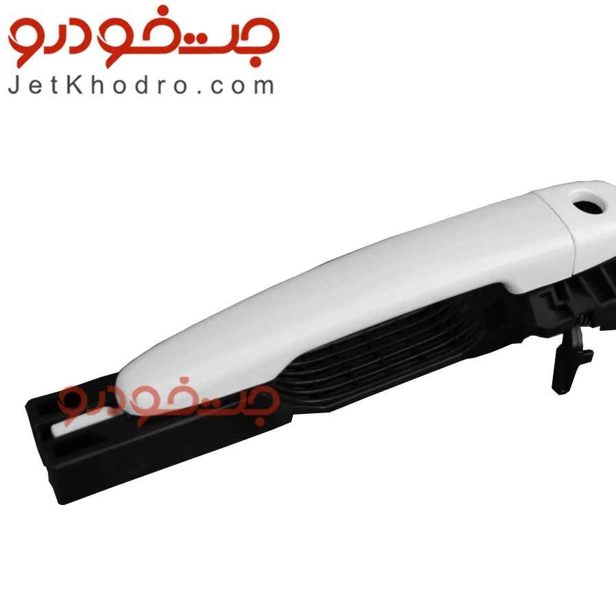 دستگیره بیرونی دنا سفید جلو چپجدید