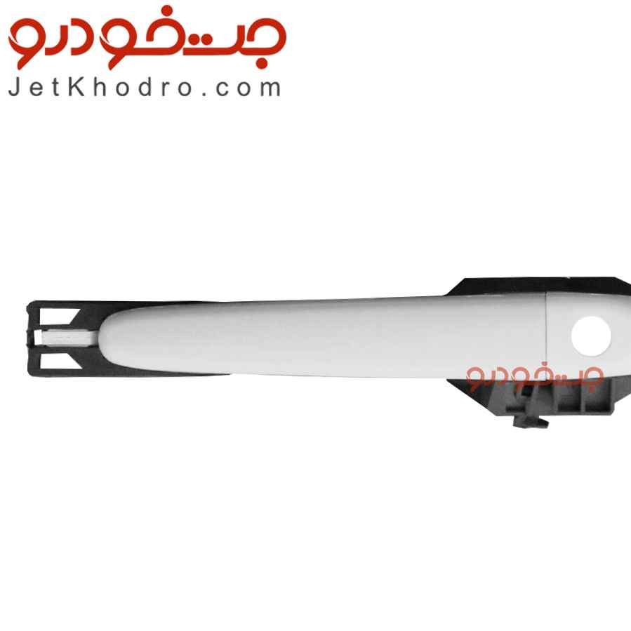 دستگیره بیرونی دنا سفید جلو چپجدید