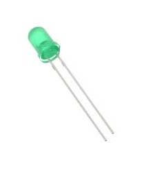 ال ای دی سبز خودرنگ 5mmجدید