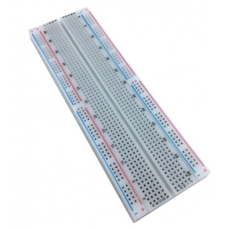 برد بورد خط دار 165x 55x10 میلیمتری - MB 102 BreadBoardجدید