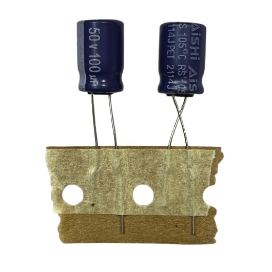 100UF/50V مرغوب برند AISHIجدید
