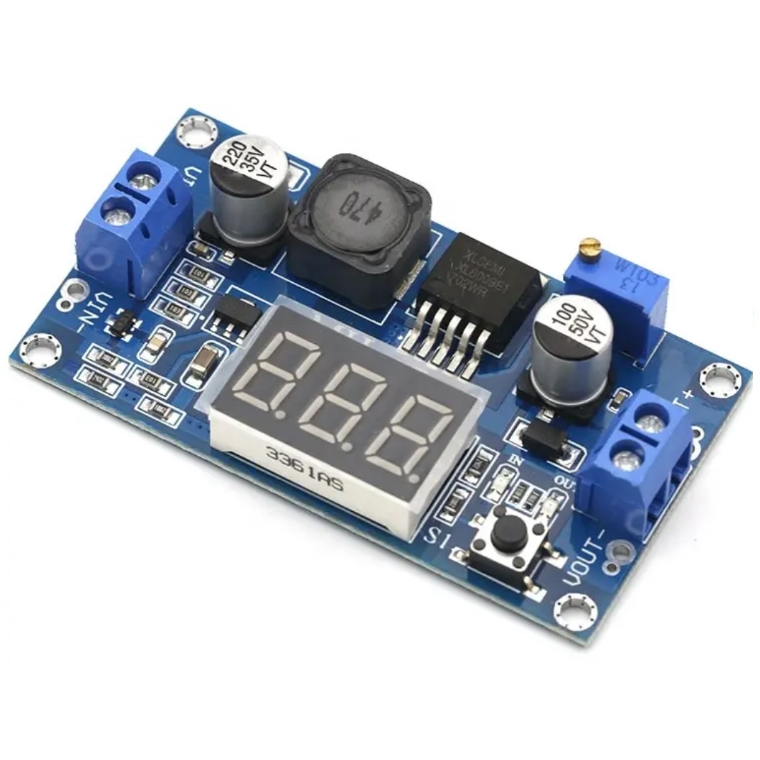 ماژول افزاینده ولتاژ XL6009/LM2577 با نمایشگر ولتاژجدید