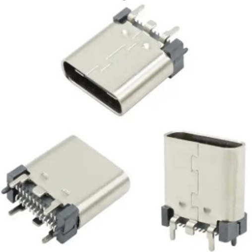 کانکتور USB Type-c مادگی ایستاده کد4جدید