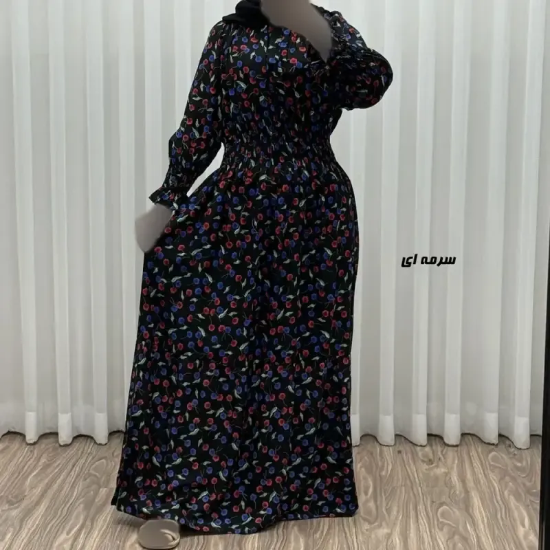 پیراهن ساحلی نخی زنانه و دخترانه فری سایز مناسب تا سایز 50 مدل خسته ملیحجدید