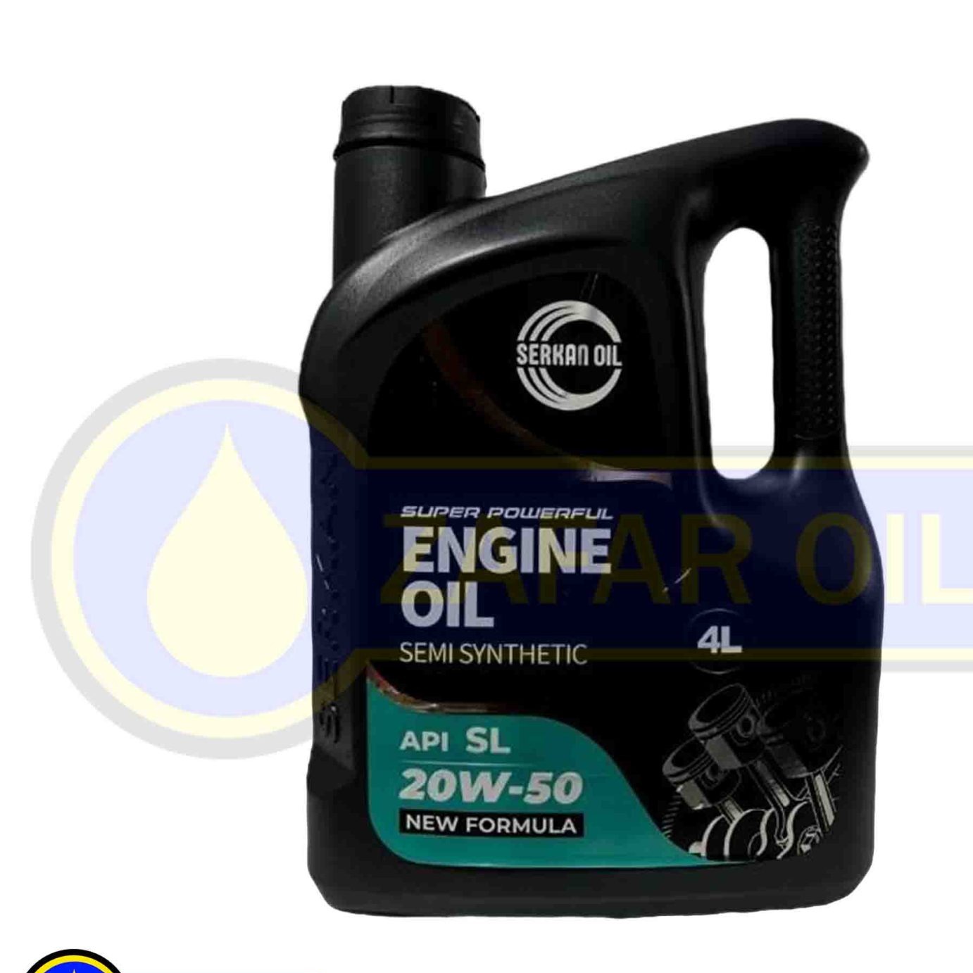 روغن موتور سرکان مدل 20 50 SL حجم 4 لیترجدید