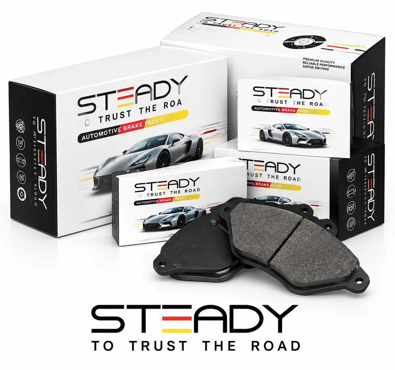 لنت ترمز سمند EF7 و دنا استدی (STEADY) فرمولاسیون آلمانجدید