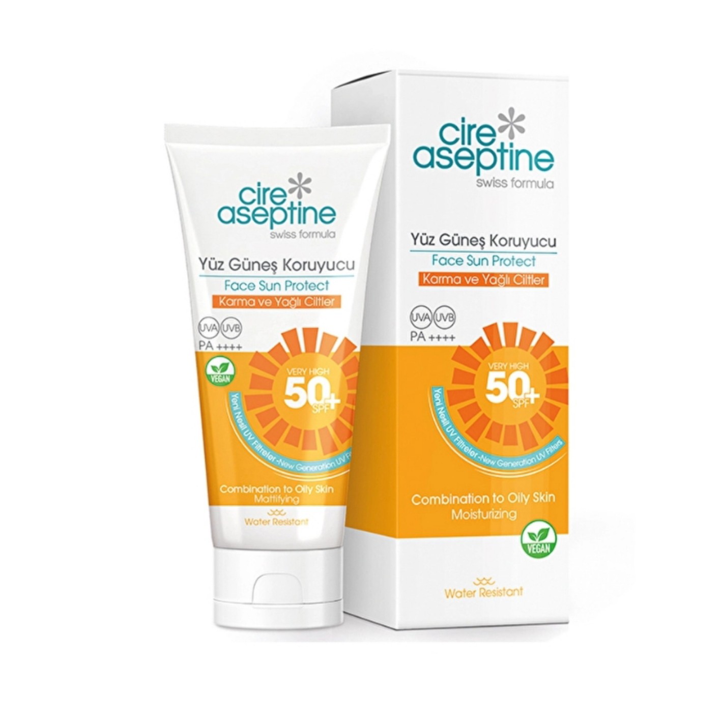 کرم ضد آفتاب سیره Cire Aseptine مخصوص پوست مختلط و چرب با SPF 50 جدید