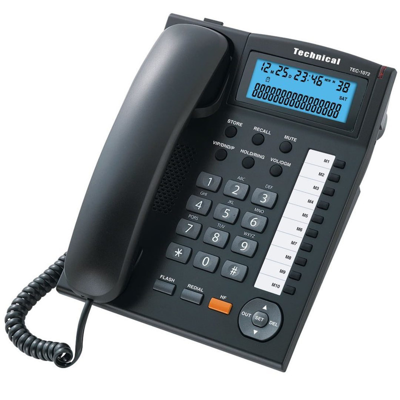 تلفن رومیزی تکنیکال مدل TEC1072Sجدید