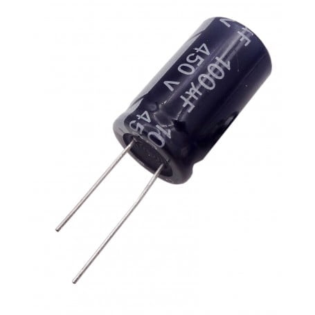 خازن الکترولیتی 100uF 450Vجدید