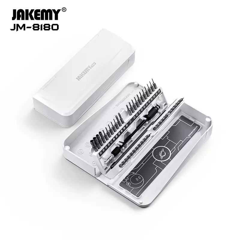 ست پیچ گوشتی JAKEMY-8180B سفیدجدید