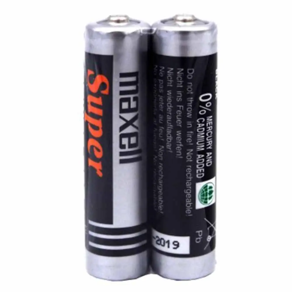 باتری نیم قلمی مکسل مدل SUPER POWER ACE BLACK بسته 2 عددیجدید