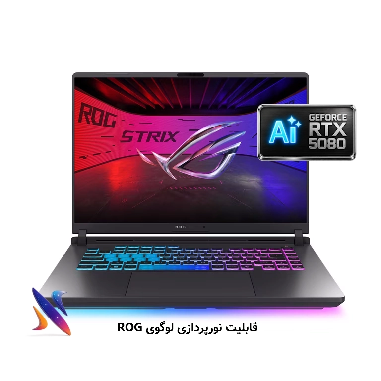 لپ تاپ 16 اینچی گیمینگ ایسوس Asus ROG Strix G615LW Core ULTRA9-275HX 64GB 4TB 16G-RTX5080 Nvidia Graphics 240Hz 2.5K VOLجدید