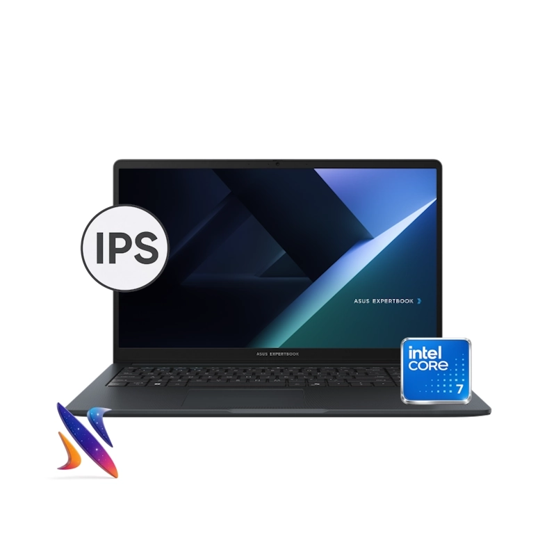 لپ تاپ 15.6 اینچی ایسوس ASUS ExpertBook B1503CVA CORE7-150U 8GB 1TB Intel-R Graphics IPS-Panel FingerPrint + Backlitجدید