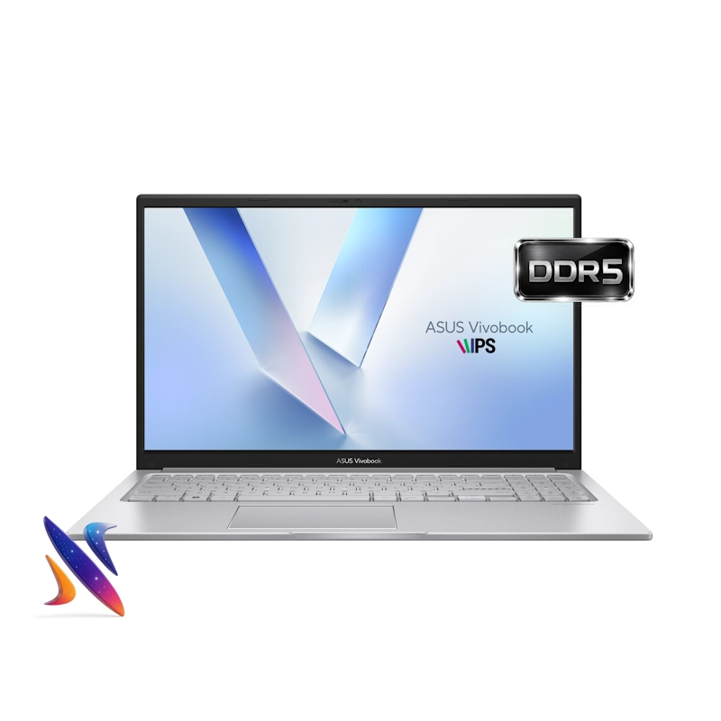 لپ تاپ 15.6 اینچی ایسوس Asus Vivobook F1504VA Core7-150U 8GB-DDR5 2TB Intel-R Graphics IPS-Panel + Backlitجدید