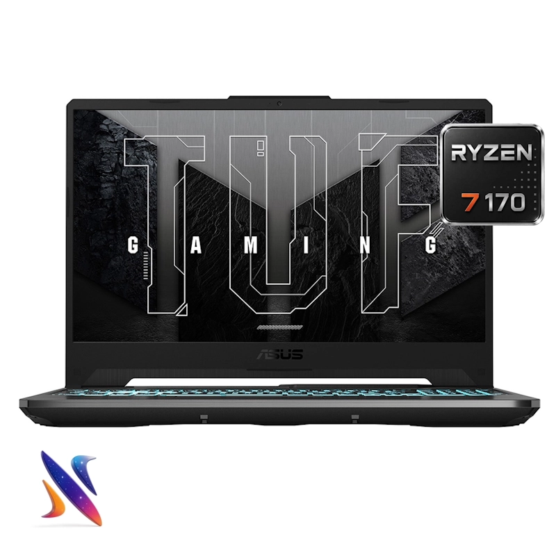 لپ تاپ 15.6 اینچی گیمینگ ایسوس Asus TUF Gaming FA506NCQ Ryzen 7-170 8GB 2TB 4G-RTX3050 Nvidia Graphicsجدید