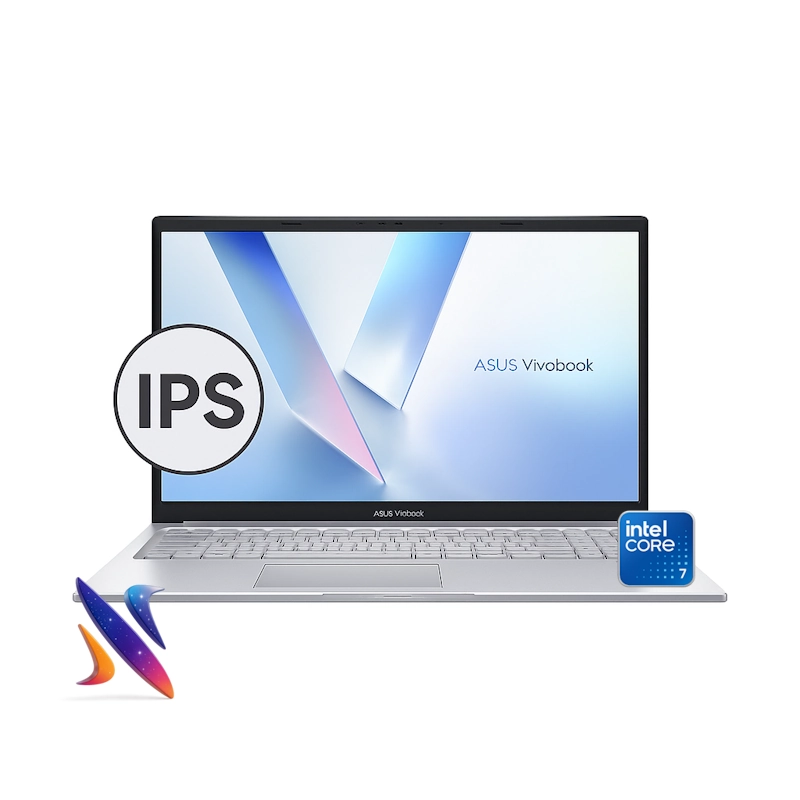لپ تاپ 15.6 اینچی ایسوس ASUS Vivobook X1504VA CORE7-150U 12GB 512GB Intel-R Graphics IPS-Panelجدید