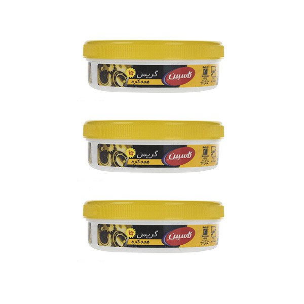 گریس کاسپین مدل Multipurpose وزن 125 گرم بسته سه عددیجدید