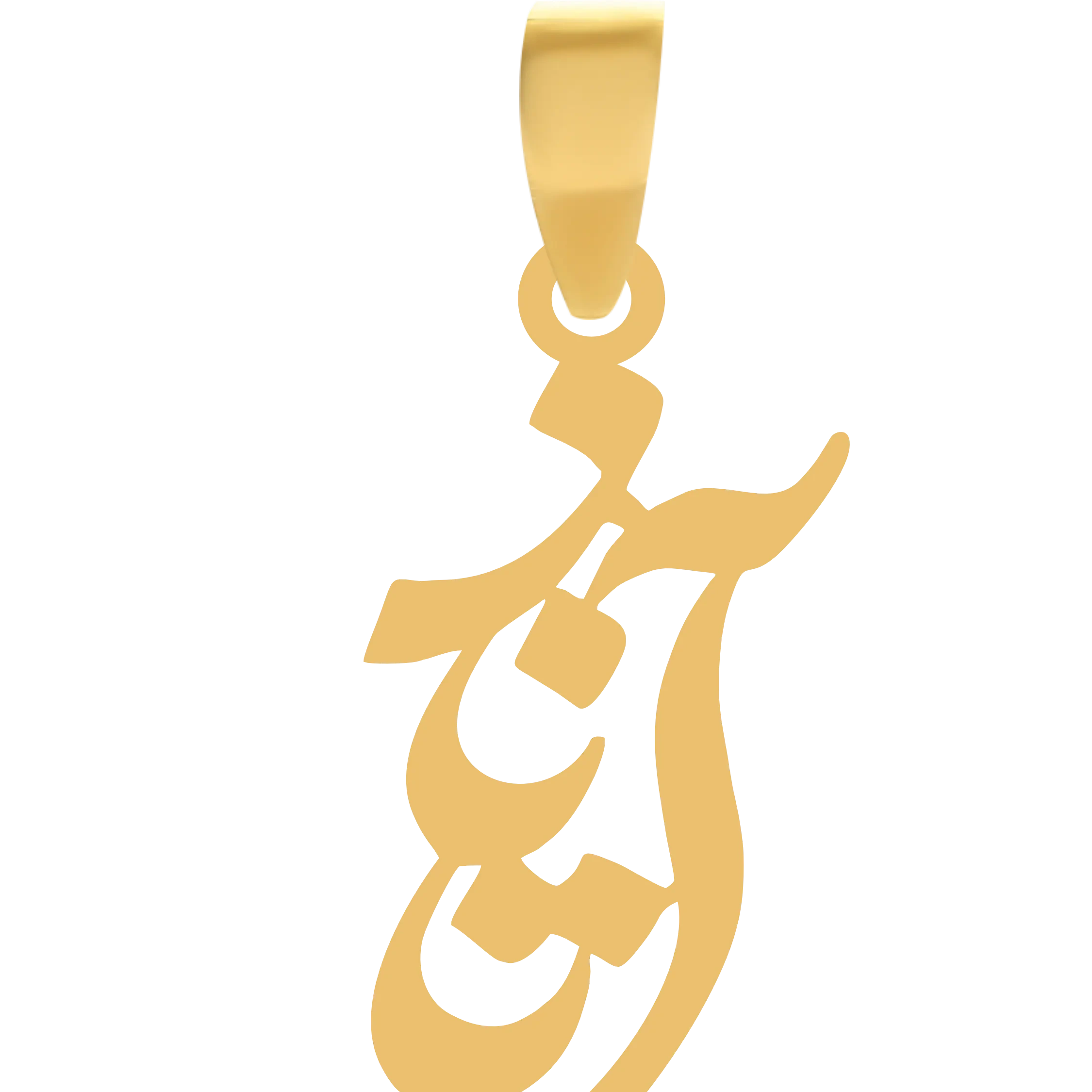پلاک طلا اسم آتاناز لرا گالریجدید