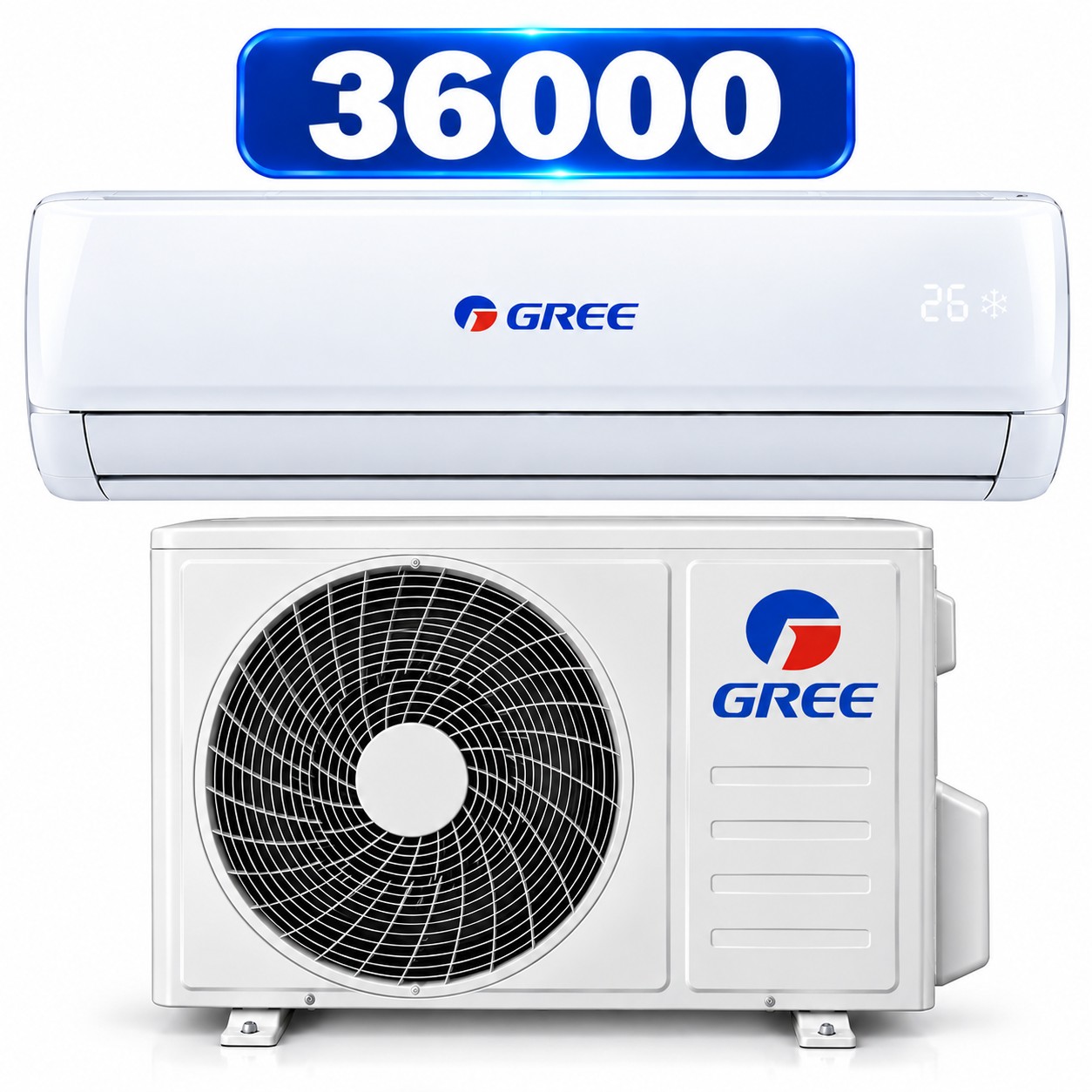 کولر گازی گری 36000موتور تروپیکال T3 دیسی اینیورتر فوق کممصرف موتور آمریکا جدید 2026جدید